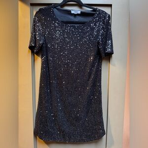 BB Dakota Black Sequin Dress small